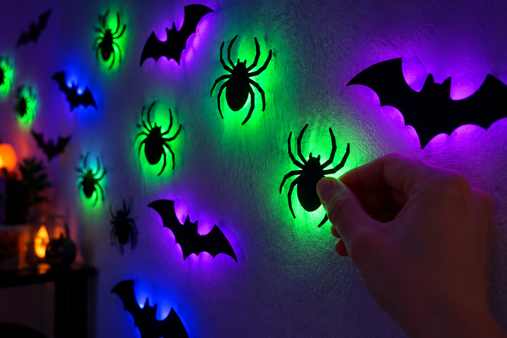GlowBats™ – Świecące Nietoperze 3D na Halloween